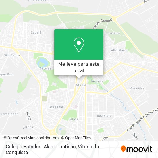 Colégio Estadual Alaor Coutinho mapa