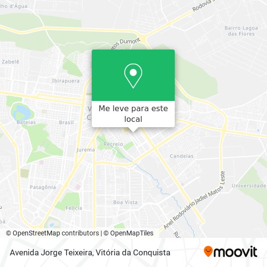 Avenida Jorge Teixeira mapa