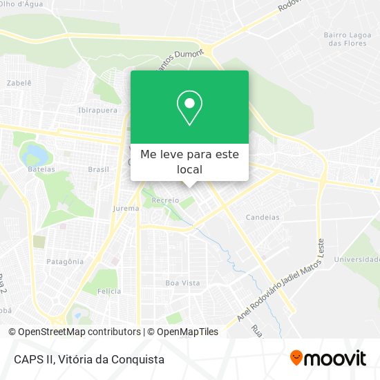 CAPS II mapa
