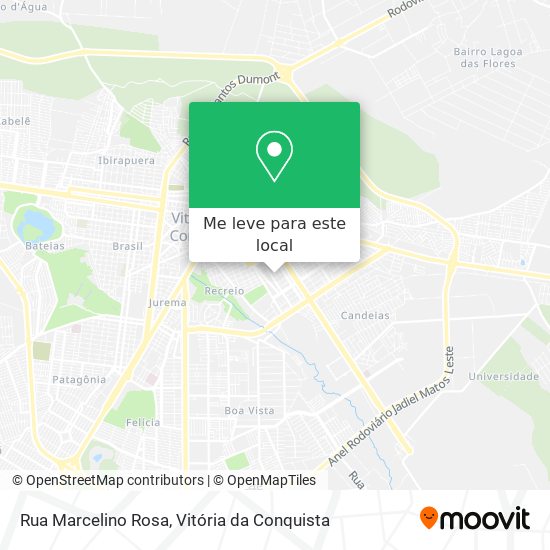 Rua Marcelino Rosa mapa