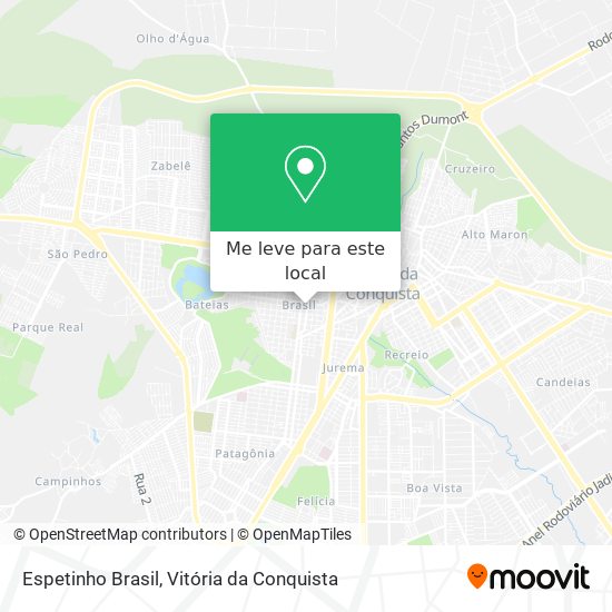 Espetinho Brasil mapa