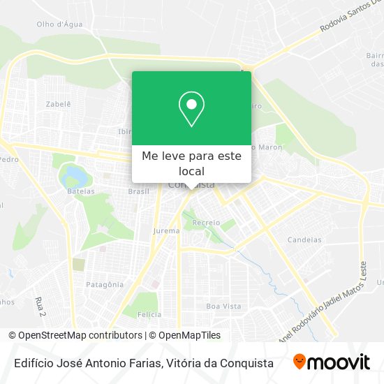 Edifício José Antonio Farias mapa