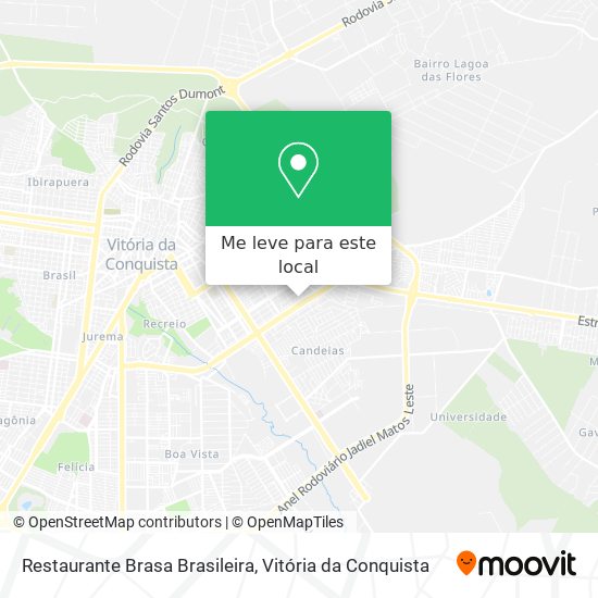 Restaurante Brasa Brasileira mapa