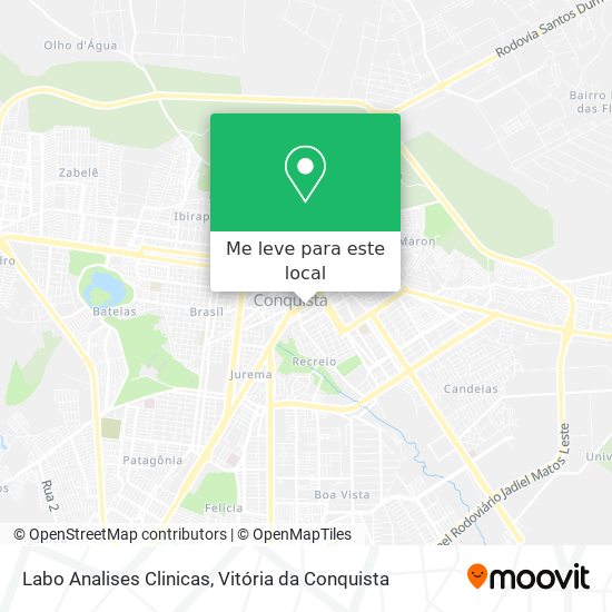 Labo Analises Clinicas mapa