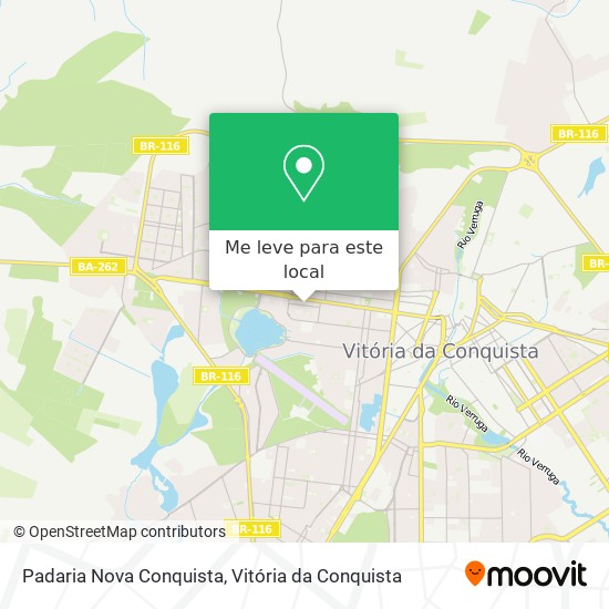 Padaria Nova Conquista mapa