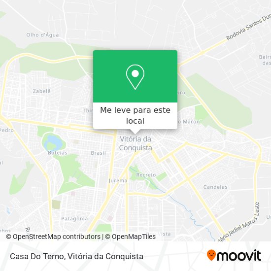 Casa Do Terno mapa