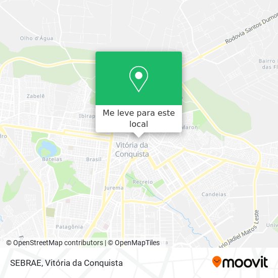 SEBRAE mapa