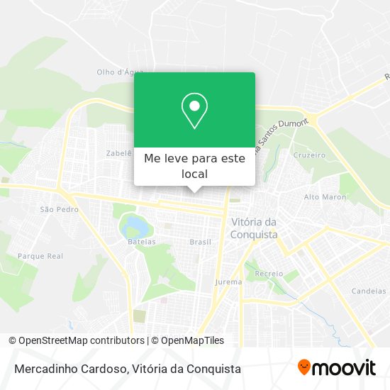 Mercadinho Cardoso mapa