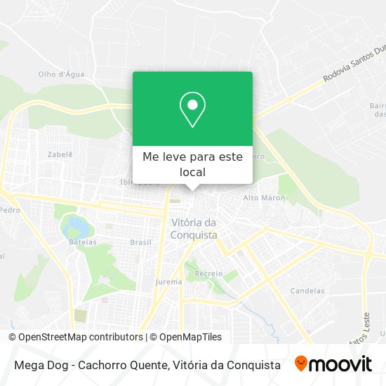 Mega Dog - Cachorro Quente mapa