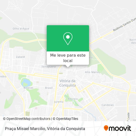 Praça Misael Marcilio mapa