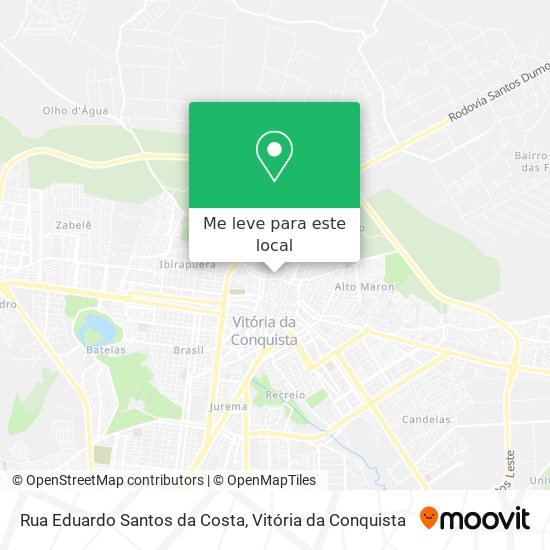 Rua Eduardo Santos da Costa mapa