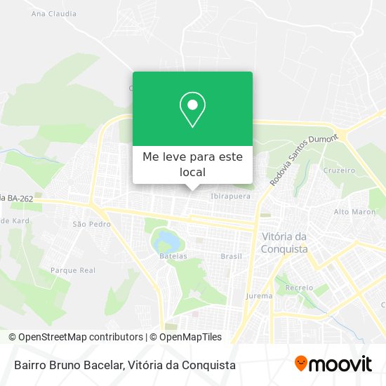 Bairro Bruno Bacelar mapa