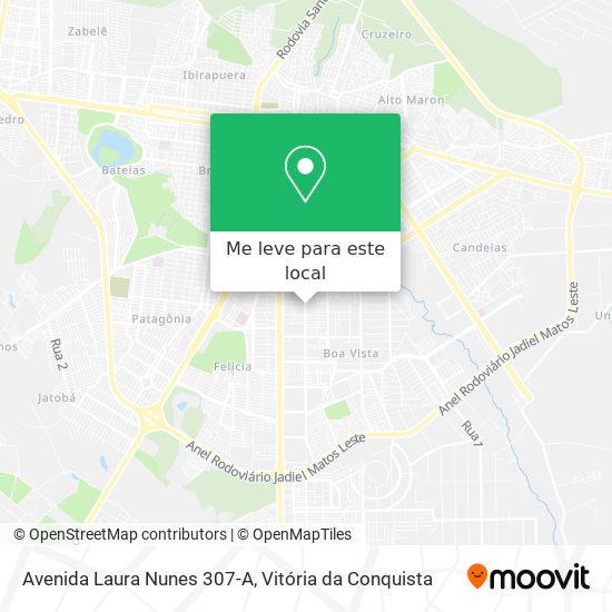 Avenida Laura Nunes 307-A mapa