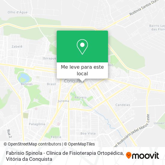 Fabrisio Spinola - Clínica de Fisioterapia Ortopédica mapa