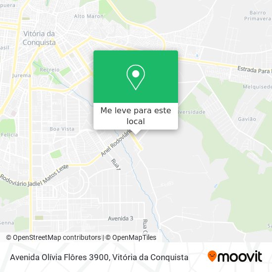 Avenida Olívia Flôres 3900 mapa