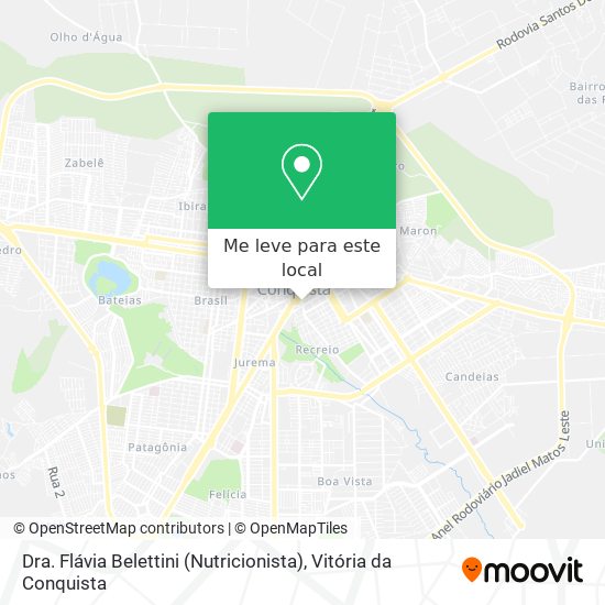 Dra. Flávia Belettini (Nutricionista) mapa