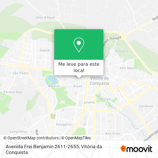 Avenida Frei Benjamin 2611-2655 mapa