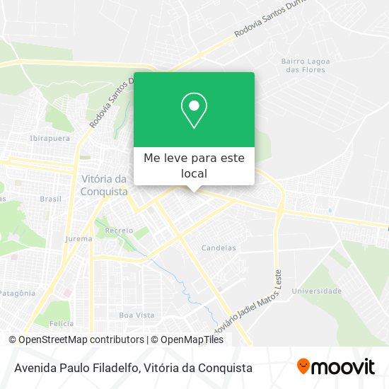 Avenida Paulo Filadelfo mapa