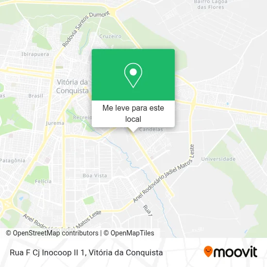 Rua F Cj Inocoop II 1 mapa