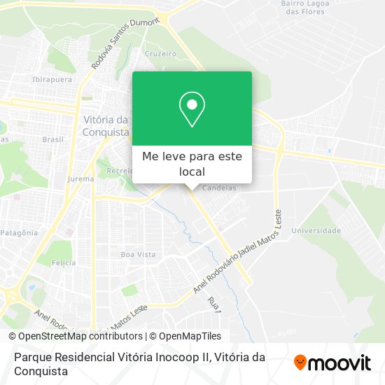 Parque Residencial Vitória Inocoop II mapa