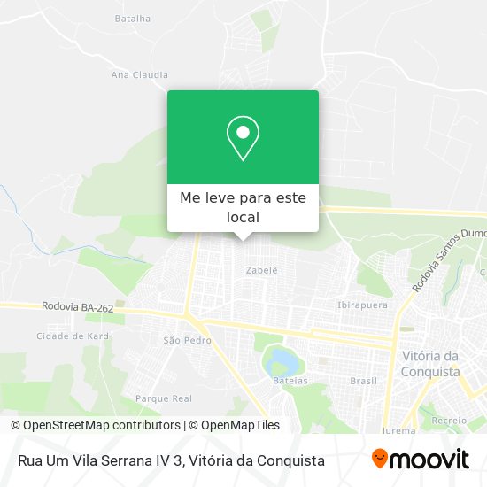 Rua Um Vila Serrana IV 3 mapa