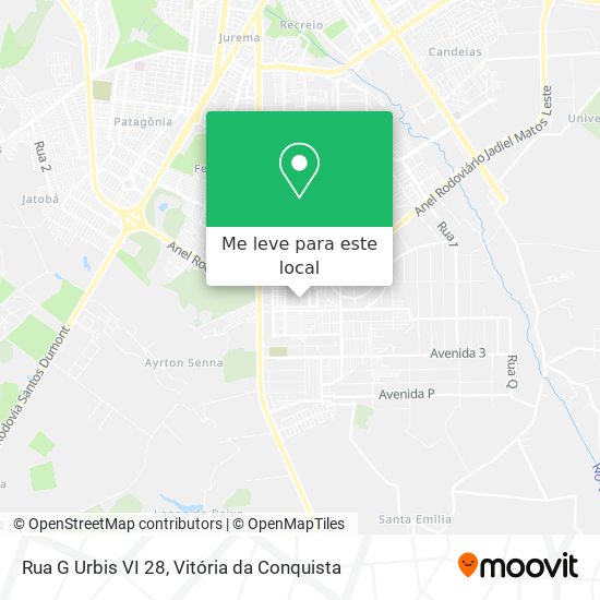 Rua G Urbis VI 28 mapa