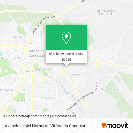 Avenida Jesiel Norberto mapa