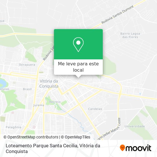 Loteamento Parque Santa Cecilia mapa