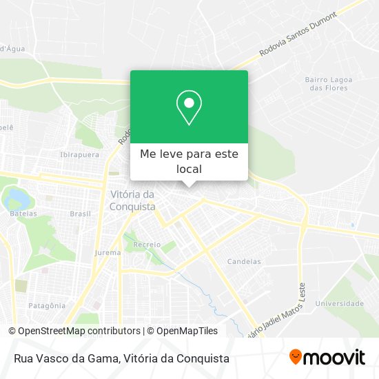 Rua Vasco da Gama mapa