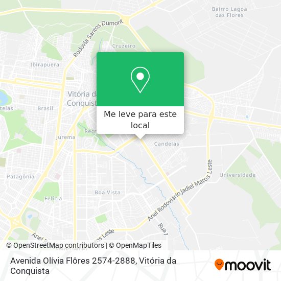 Avenida Olívia Flôres 2574-2888 mapa