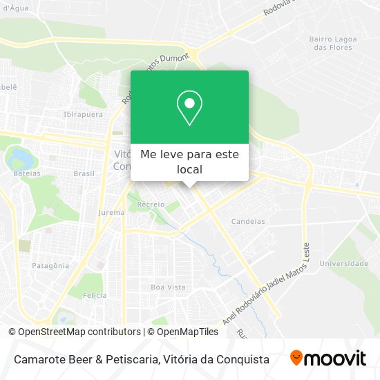 Camarote Beer & Petiscaria mapa