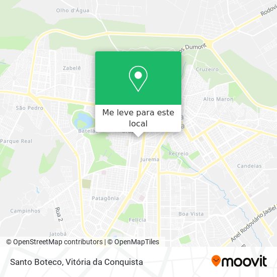 Santo Boteco mapa