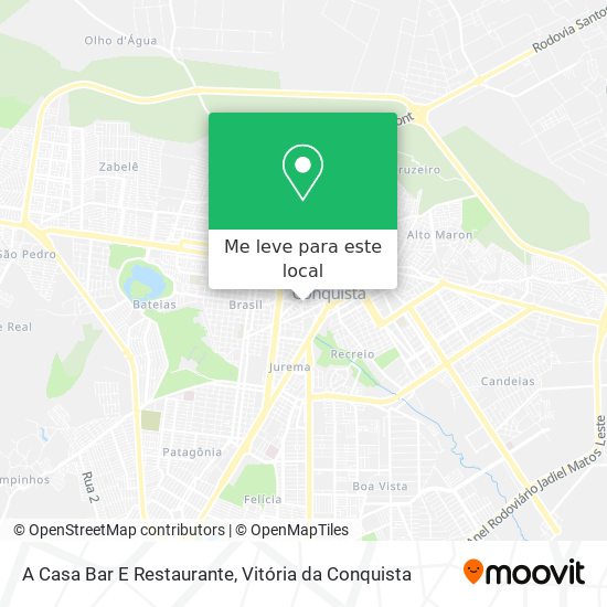 A Casa Bar E Restaurante mapa