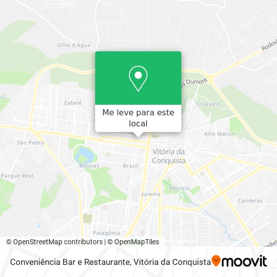 Conveniência Bar e Restaurante mapa