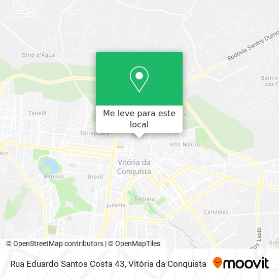 Rua Eduardo Santos Costa 43 mapa