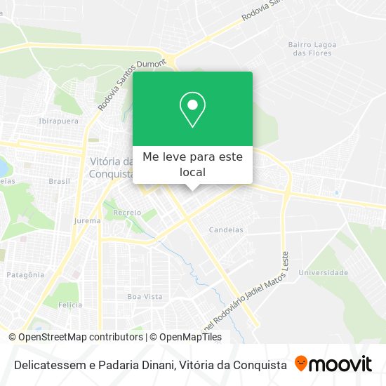 Delicatessem e Padaria Dinani mapa