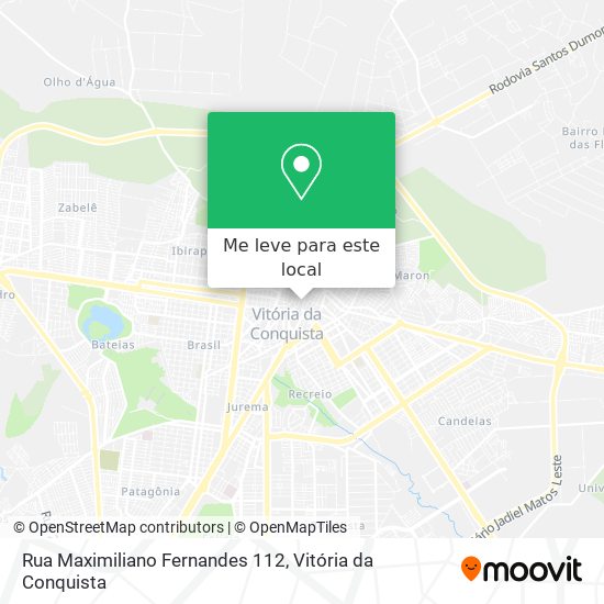Rua Maximiliano Fernandes 112 mapa