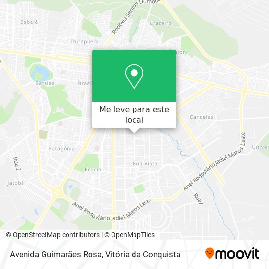 Avenida Guimarães Rosa mapa