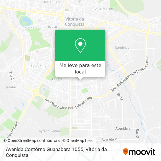 Avenida Contôrno Guanabara 1055 mapa