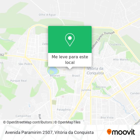 Avenida Paramirim 2507 mapa