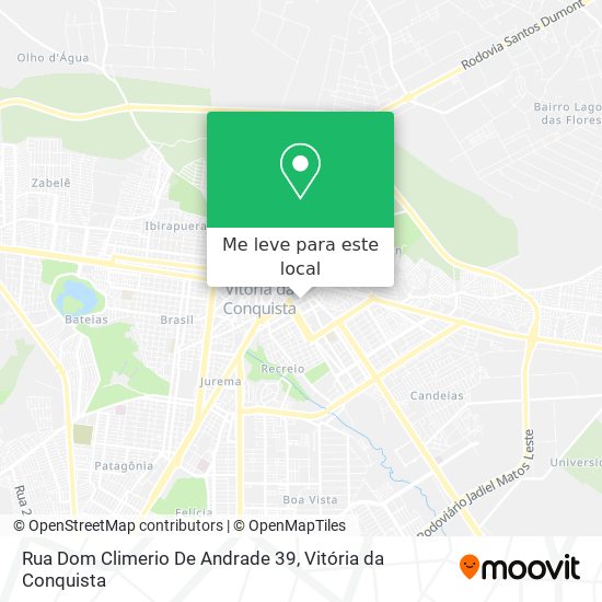Rua Dom Climerio De Andrade 39 mapa