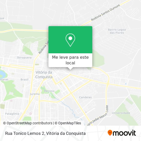 Rua Tonico Lemos 2 mapa