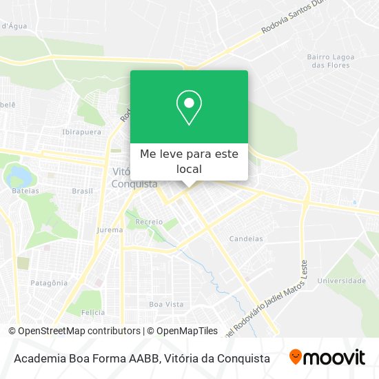 Academia Boa Forma AABB mapa