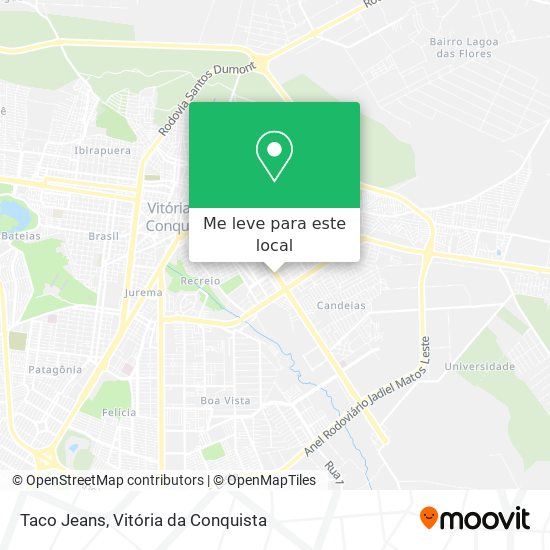 Taco Jeans mapa