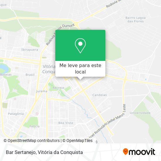 Bar Sertanejo mapa