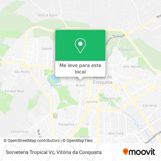 Sorveteria Tropical Vc mapa