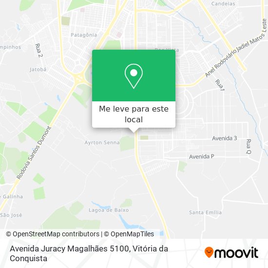 Avenida Juracy Magalhães 5100 mapa
