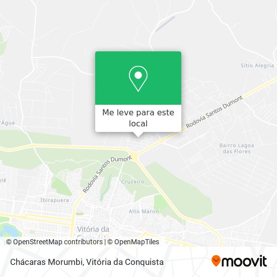 Chácaras Morumbi mapa