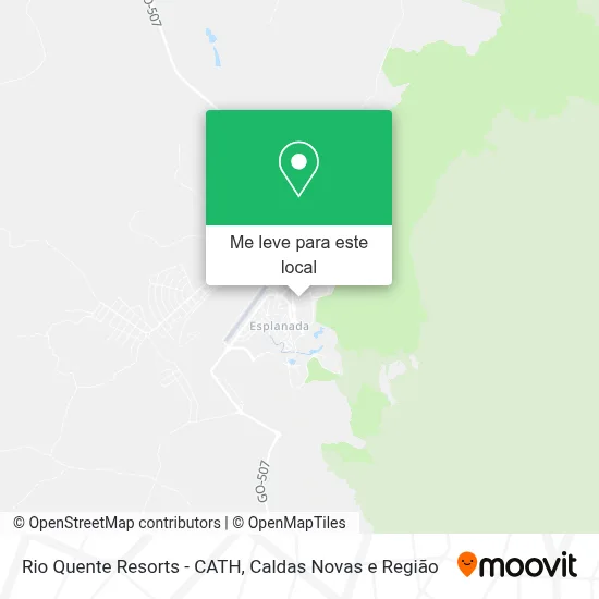 Rio Quente Resorts - CATH mapa
