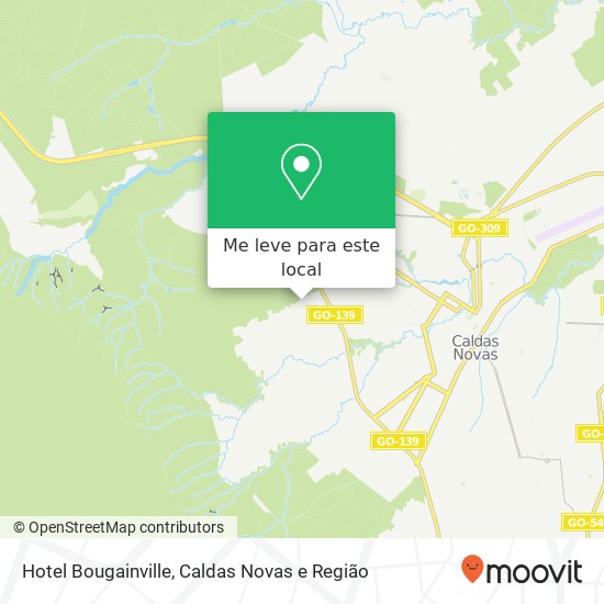 Hotel Bougainville mapa